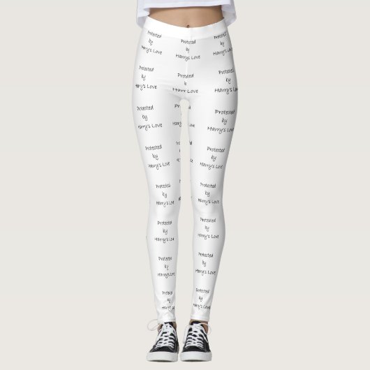 Geschützt durch Harrys Liebe Leggings (Vorderseite)