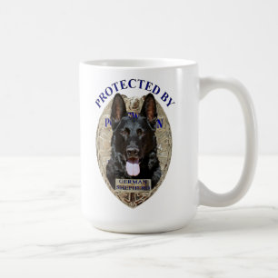 Geschützt durch Schäferhund Kaffeetasse