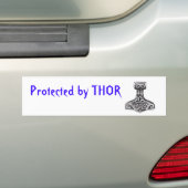 Geschützt durch Thor Autoaufkleber (Auf Auto)