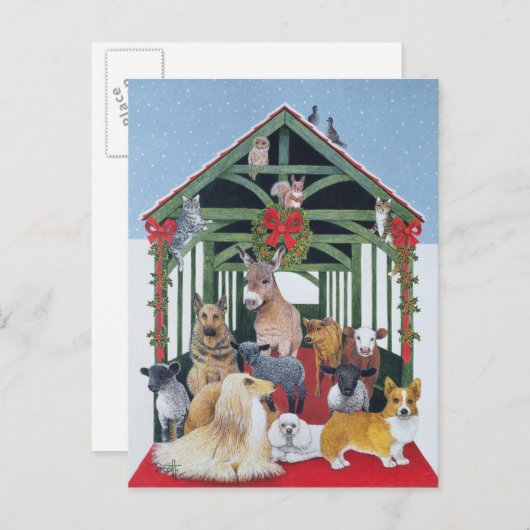 Geschützt Postkarte (Vorne/Hinten)