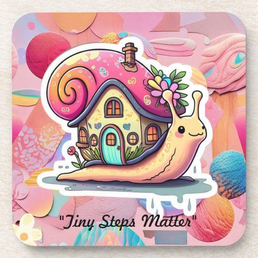 "Geschützt und frei" Getränkeuntersetzer (Vorderseite)