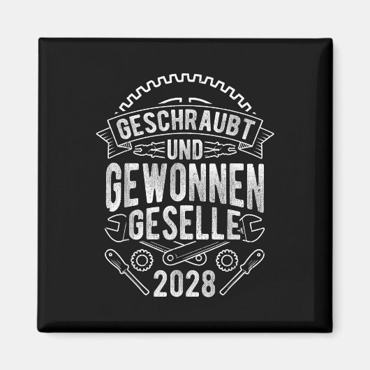 Geschützt und gewonnen 2028 magnet (Vorne)