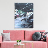 Geschützt von der Mitte Morgens Sonne Leinwanddruck (Insitu (Wohnzimmer))