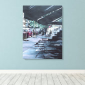 Geschützt von der Mitte Morgens Sonne Leinwanddruck (Insitu (Holzboden))