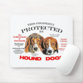 Geschützt von Hunden Mousepad (Mit Mouse)