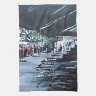 Geschützt von Mid Morning Sun Geschirrtuch