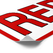 Geschützt von roten Ameisen Poster (Ecke)