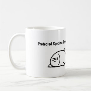 Geschützte Art Nicht Stören Lustig Faul Gesalzen Kaffeetasse