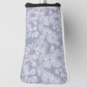 Geschützte Daisy Textured in Powder Blue Relief Golf Headcover (Rotieren 90)