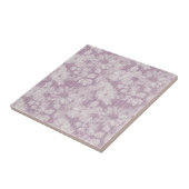 Geschützte Daisy Textured in Soft Lilac Relief Fliese (Seite)