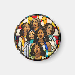 Geschützte Decken und verklebte Glasträume Magnet