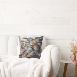 Geschützte Druckleder-Muster Kissen