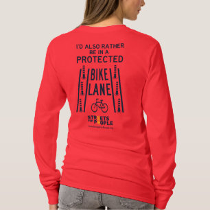 Geschützte Fahrradstrecke T-Shirt