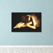 Geschützte Frauen Leinwanddruck (Insitu (Holzboden))