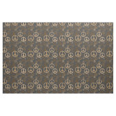 Geschützte Friedenszeichen Gold-ID1075 Stoff (Fat Quarter (45,7 x 55,9 cm))