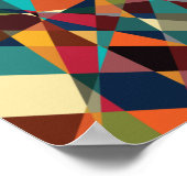 Geschützte geometrische Mitte des Jahrhunderts Mod Poster (Ecke)