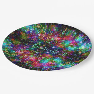 Geschützte Glasspiralpapier-Teller 2 Pappteller