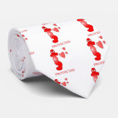 Geschützte Herzen Johnny Kondom Krawatte (Gerollt)