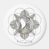 Geschützte Lady Magnet (Vorne)