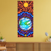 Geschützte Leinwand (Insitu (Wohnzimmer))