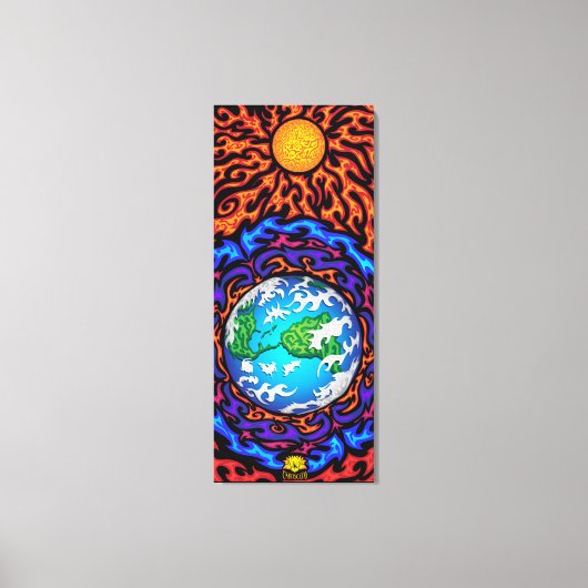 Geschützte Leinwand (Vorderseite)