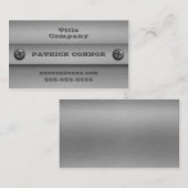 Geschützte Metallkarten Visitenkarte (Vorne/Hinten)