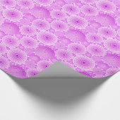 Geschützte Räder - Lavendel und lila Geschenkpapier (Ecke)