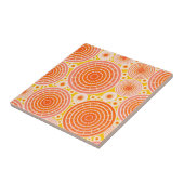 Geschützte Räder - orange und gold Fliese (Seite)