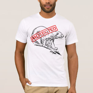 Geschützter polarer Bärn-T - Shirt