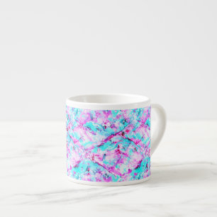 Geschütztes Blossom Ein farbenfroher Lichtdesign Espressotasse