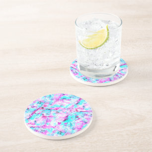 Geschütztes Blossom Ein farbenfroher Lichtdesign Getränkeuntersetzer