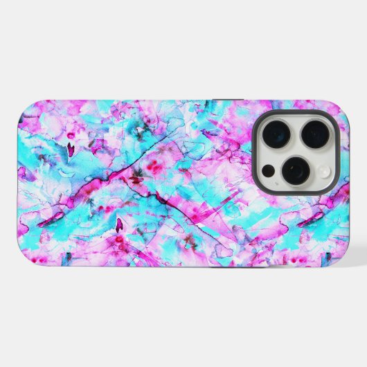 Geschütztes Blossom Ein farbenfroher Lichtdesign iPhone Hülle (Rückseite (Horizontal))