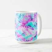 Geschütztes Blossom Ein farbenfroher Lichtdesign Kaffeetasse (VorderseiteRechts)