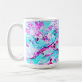 Geschütztes Blossom Ein farbenfroher Lichtdesign Kaffeetasse (Links)