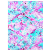 Geschütztes Blossom Ein farbenfroher Lichtdesign Klemmbrett (Rückseite)