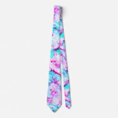 Geschütztes Blossom Ein farbenfroher Lichtdesign Krawatte (Vorderseite)