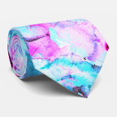 Geschütztes Blossom Ein farbenfroher Lichtdesign Krawatte (Gerollt)