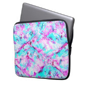 Geschütztes Blossom Ein farbenfroher Lichtdesign Laptopschutzhülle (Vorderseite Links)