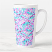 Geschütztes Blossom Ein farbenfroher Lichtdesign Milchtasse (Rechts)