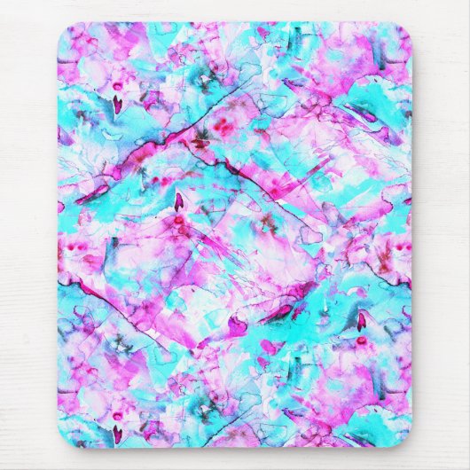 Geschütztes Blossom Ein farbenfroher Lichtdesign Mousepad (Vorne)