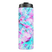 Geschütztes Blossom Ein farbenfroher Lichtdesign Thermosbecher (Vorderseite)