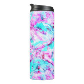 Geschütztes Blossom Ein farbenfroher Lichtdesign Thermosbecher (Nach rechts gedreht)