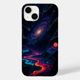 Geschütztes Glas Galaxy Illusion iPhone Case