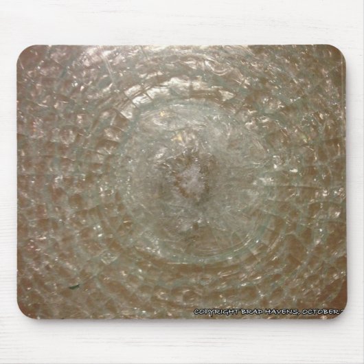 Geschütztes Glas Mousepad (Vorne)