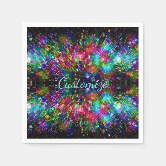 Geschütztes Glas Spiral Napkins 2 Serviette (Vorderseite)