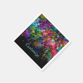 Geschütztes Glas Spiral Napkins 3 Serviette (Ecke)