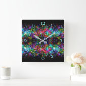 Geschütztes Glas Spiralwand Wand Uhr (Zuhause)