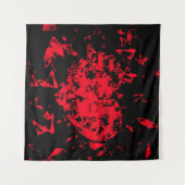 Geschütztes Herz Wandteppich (Vorderseite (Horizontal))