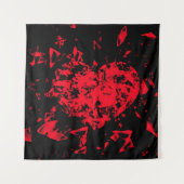 Geschütztes Herz Wandteppich (Vorderseite)