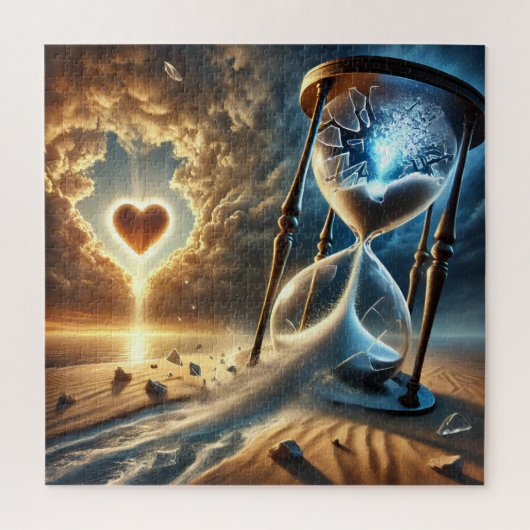 Geschütztes Stundenglas: Ein surreales Rätsel der  Puzzle (Vertikal)